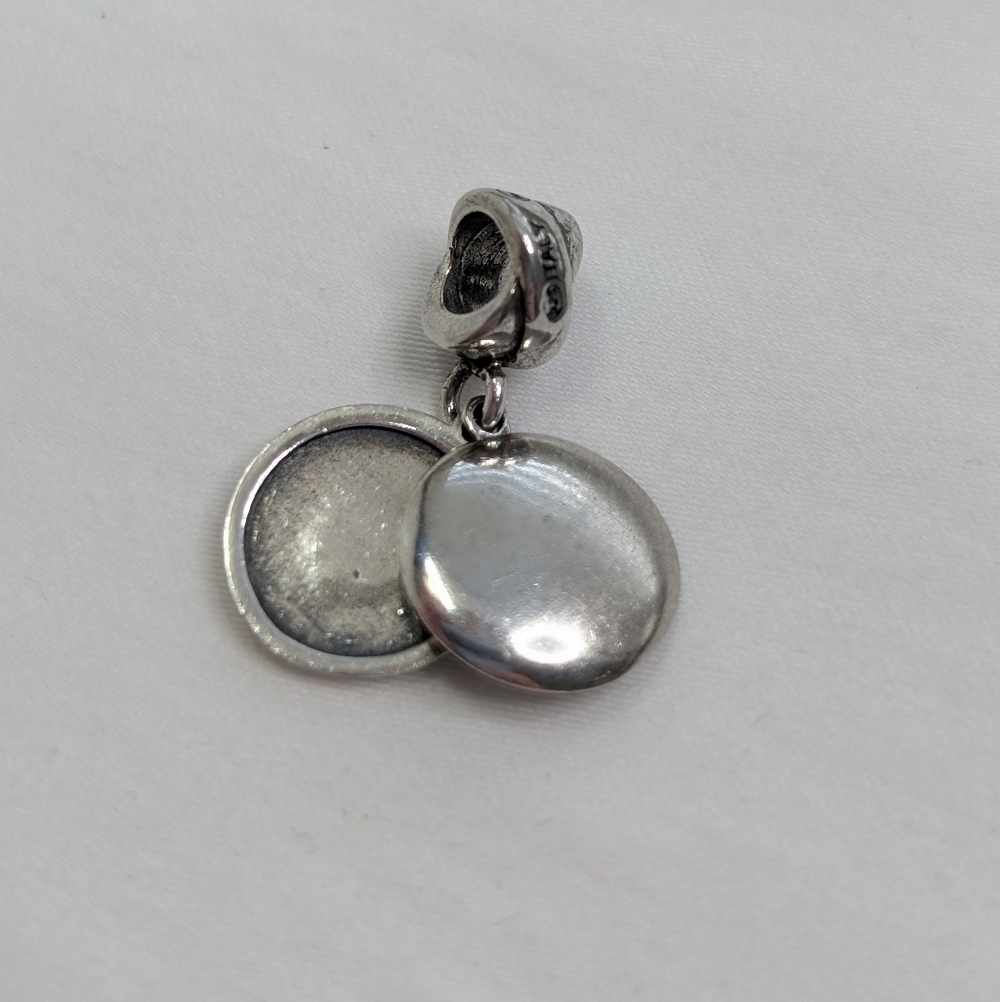 Vintage 925 Sterling Silver "Always In My Heart" Locket MA Charm - Fits Pandora - Picture 5 of 7